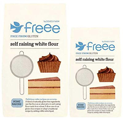 2 x 1kg gluten free self raising white flour