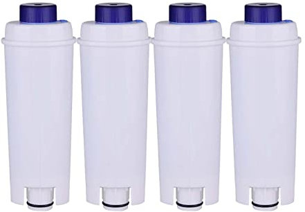 Miter Filtro de Agua Suave for máquina de café Compatible con Delonghi DLS C002 DLSC002 SER 3017 SER3017 Sistema de filtración de Agua for máquina de café (Color : 4 Pcs)