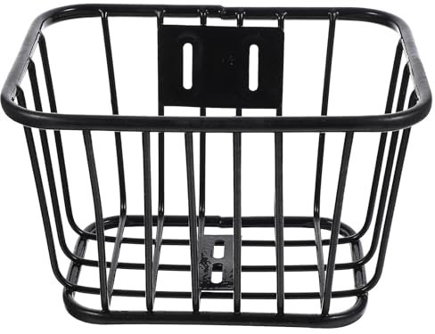 Fahrradkorb Hinten Groß Schultaschen Korb Fahrrad Gepäckträger Korb Picknick Fahrradkorb Schulranzen 9.82X7.07X5.89in