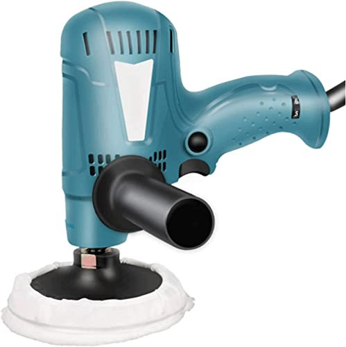 Polisher Buffer Polisher Electric Car Polisher Machine with Cooling Windows Non-Slip Handle 6 Variable Speeds for Floor Waxing Metal Rust Removal Car Polishing