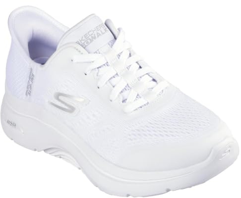 Skechers Damen Go Walk Arch Fit 2.0 Valencia Sneaker, weiß, 36 EU