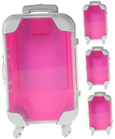 Beatifufu Eleganter Mini-Koffer Für Kosmetik 4-teilig Tragbar Make-up-aufbewahrungskoffer Wimpernbox Für Unterwegs