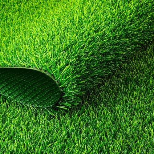 FORRTY Alfombra Césped Para Jardín Césped Artificial Para Exteriores,3Cm,Césped Artificial Alta Densidad,Resistente Al Desgaste Duradero,Suave Agradable Piel,Alta Simulación(3cm(1.18in) 3X5m(118X196in