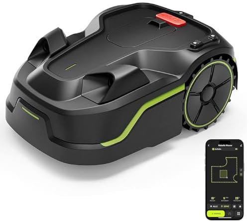Smart Mähroboter mit Hindernisvermeidung und 3D-KI-Vision für Gärten bis zu 600㎡, bewältigt 35% Steigungen, automatische Kartierung