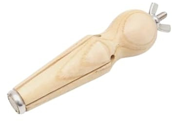 Wooden Ring Clamp Holder, 5.5-inch Jewellery Making Vise Tool with Wing Nut