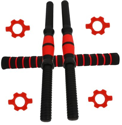 WHAMVOX Barra e Filetto Ultra-precisione Regolabile in Acciaio Inossidabile per Manubri Impugnatura Antiscivolo per Allenamento Dumbbell a Casa