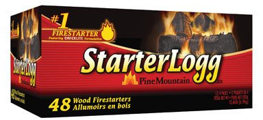 Jarden Firelog Division 41525-01002 Fire Starter Starterlogg, 12 packs of 4