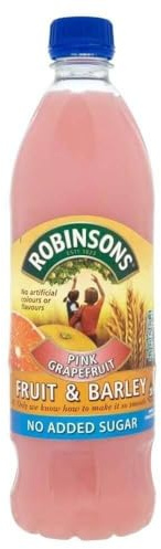 Robinsons Fruit and Barley - Real Fruit Squash, Low Calorie - Pink Grapefruit - 1 Litre, 20 Servings