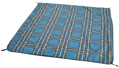 Uquip Picknickdecke Scotty L petrol I 150 x 180 cm I wasserdichte & schmutzabweisende Campingdecke I Outdoordecke für Picknick, Strand, Park, Camping & Reisen I robuste & waschbare Stranddecke