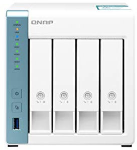 QNAP 250557 TS-431K 8TB 4 Bay Desktop NASLösung|Installiertmit4x2TBWesternDigitalRedFestplatte