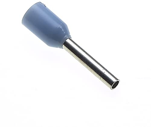 Isolierte Aderendhülse, 6X0.25mm, 100 Stück - Isolierte Aderendhülsen, Kabelschuhe, Deutsche Blaue Nylonhülsen Stecker