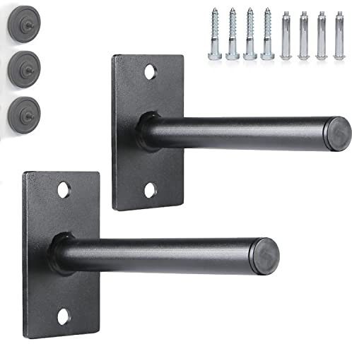 SYL Fitness Wandmontierte Hantelscheiben-Halterung, Gewichtshalter, passend für 2.5 cm/3cm Hantelscheiben