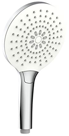 Primaster Handbrause 3 Strahlarten Water Power chrom-weiß wassersparend Handbrause