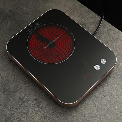 COYEUX 800W Single Induction Hob, with LCD Touch Screen Sensor, Auto-Shut-Off Functin, Constant Temperature Energy Saving, for Boiling Water, Making Tea and Coffee