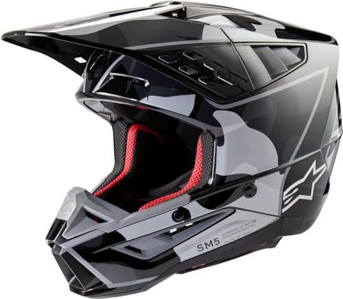Alpinestars Motocross-Helm S-M5 Schwarz Gr. 2XL