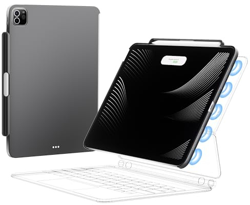 Mytrix iPad Pro 11 Inch Case Compatible with Magic Keyboard & Smart Keyboard Folio, Magnetic Protective Slim Cover with Pencil Holder for 1st-4th Gen (2018-2022)/10.9 iPad Air 4st-6th Gen (2020-2024)