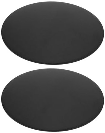 ECSiNG 2 Stück 66mm Kupfer Waschtisch Ablaufgarnitur Pop-Up Waschbecken Druckknopf Klick Stecker Waschbeckenstöpsel für Badezimmer Küche Waschbecken Mattschwarz