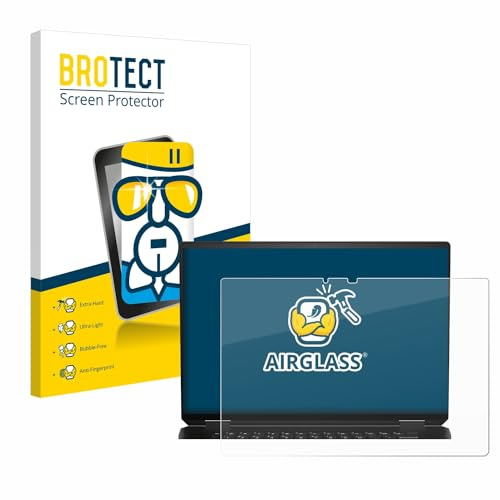 BROTECT Schutzglas für HP Spectre x360 16 2-in-1 2024 | Transparenter Displayschutz Made in Germany Schutzfolie Panzer Folie Glas 9H Anti-Fingerprint Einfache Montage Clear
