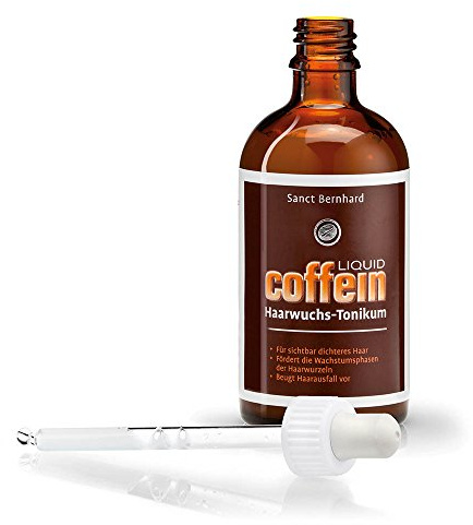 Cafeína Líquida para el Cabello - 100 ml tónico para el cabello | Fomenta las fases de crecimiento y reduce la pérdida del cabello | Para un cabello visiblemente más grueso