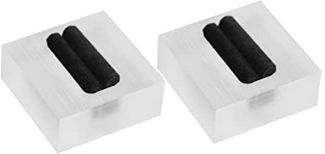 COLLBATH 2 Stück Ring Display Ständer Quadratisch Schmuckständer Für Ringe Praktischer Organizer Für Schmuckgeschäft Und Zuhause 4x4cm Platzsparend