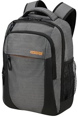 American Tourister Urban Groove - Mochila para portátil de 15,6 pulgadas, 46 cm, 20,5 L, gris/negro (gris/negro)