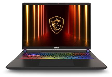 msi Vector 16 HX AI 16” 144Hz FHD+ Gaming Laptop: Intel Core Ultra 7-255HX, NVIDIA Geforce RTX 5070Ti, 16GB DDR5, 512GB NVMe SSD, Thunderbolt 5, Wi-Fi 6E, Win 11 Home: Cosmo Gray A2XWHG-212US