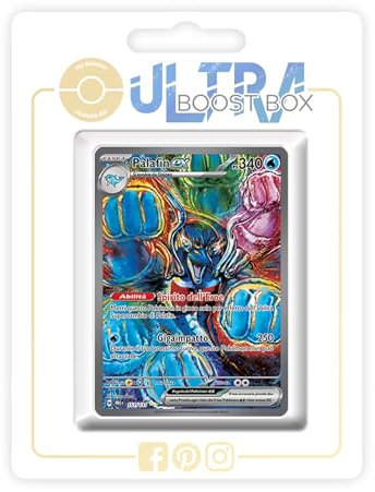 Palafin ex 151/131 Alternative Shiny Pokémon Gallery - my-booster X Scarlatto e Violetto 8.5 - Evoluzioni Prismatiche Box of 10 Pokemon Italian Cards