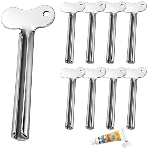10 Pièces Presse Tubes Dentifrices, Presse Tube Metal, Dentifrice Enrouleur pour Les Mains, Dentifrice, Pigments Et Moutarde Tubular Goods