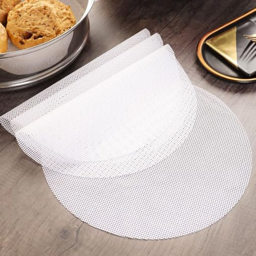8 Pièces Tapis en Silicone pour Cuisson à la Vapeur 28 cm pour Pâtisseries