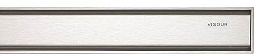 VIGOUR Designrost individual 3.0 Edelstahl 800mm für Duschrinne | V3DR80E