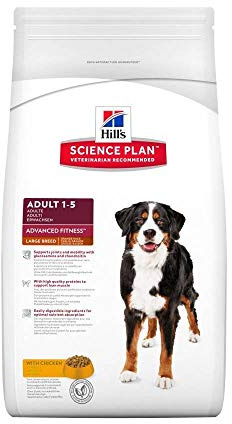 Hill's Canine Adult Large Breed mit Huhn 12kg, 1er Pack (1 x 12 kg Packung) - Hundefutter