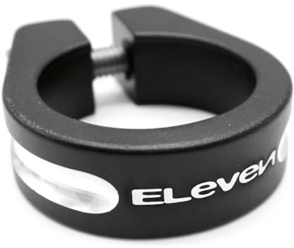 Sattelklemme Eleven Aluminium Durchmesser 35 mm schwarz/Kanten silber