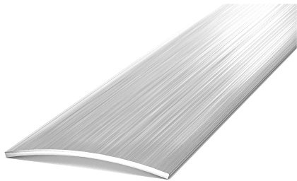 Edelstahl Übergangsprofil 90 cm für Sockelleiste weiß 58mm TOP MDF Fußleisten für Vinyl Laminat Parkett
