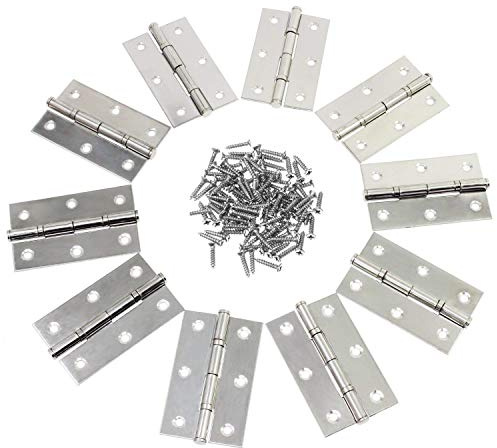 Scharnier,Steckverbinder für Fenster Schrank 10 Stück 5.5 cm Silber Schranktür Hintern Wohnmöbel Eisenwaren Schrank Schranktür Draw
