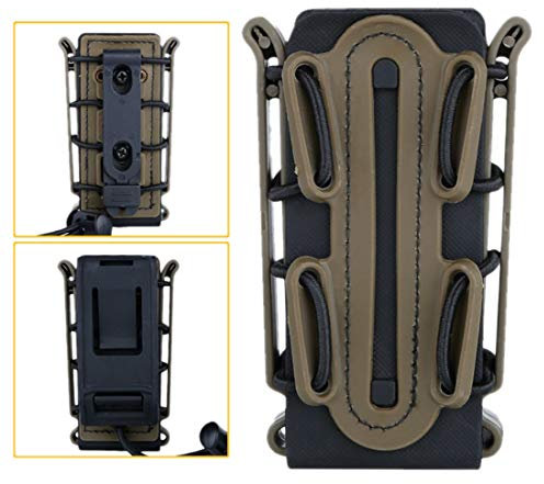 Polai Magazintasche Mag Pouch Magazin Halter Fast Mag für 9MM / Luger Magazin / 45ACP Magazin