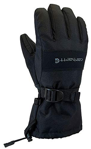 Carhartt boys Junior Wp Cold Weather Gloves, Black, Medium US