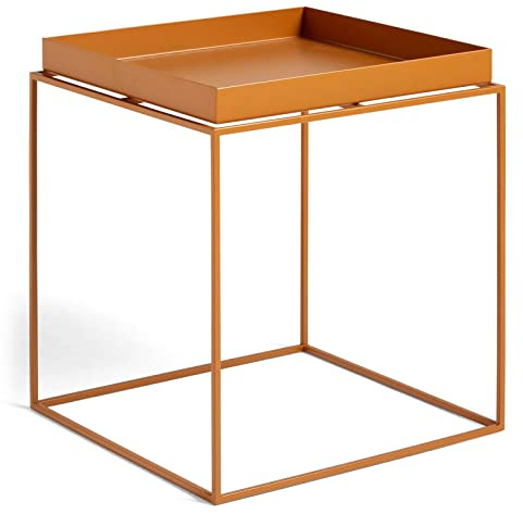 Hay Tray Table Medium Beistelltisch, Stahl, Toffee, 44cm
