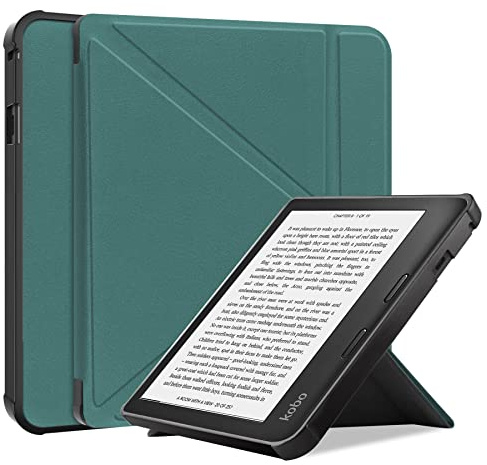 For KOBO Sage Case (8 Inch) E-Book Reader Cover with Folding Stand Green