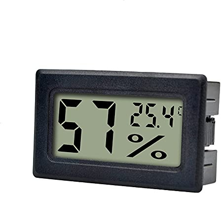 Petit thermomètre numérique hygromètre, thermomètre numérique LCD hygromètre température humidité mesure thermomètre thermomètre mini capteur de température embarqué de voiture