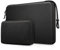 FINPAC Hard Shell Laptop Sleeve Case with Accessory Pouch for MacBook Air 13 M3/A3113 M2/A2681 M1/A2337 2024-2018, MacBook Pro 14/Pro 13 A2918 A2992 2023-2016, Protective Carrying Cover with Tech Bag
