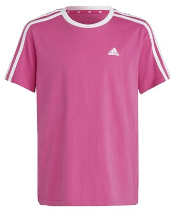 adidas Mädchen Essentials 3-Stripes Cotton Loose Fit Boyfriend Tee T-Shirt (1er Pack)