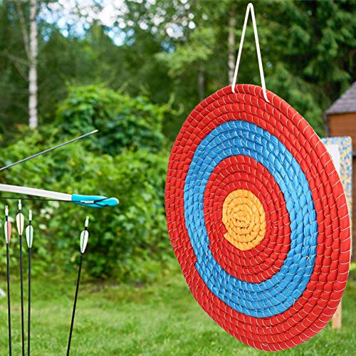 Tbest Strohscheibe Für Bogenschießen,Bogenschießen Ziele,Bogenschießen Ziele Stroh,Ziele 1 Stück Outdoor Bogenschießen Gras Ziel Pfeil Darts Ziele Requisiten Sport Bogen Jagd Schießen Zubehör