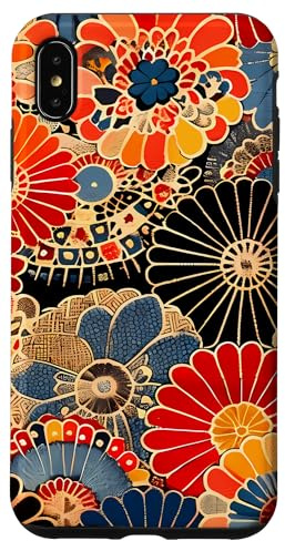 Motif japonais classique imprimé sur bois Coque pour iPhone XS Max