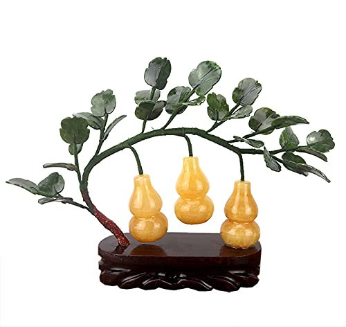 Künstliche Bonsai Jade-Bonsai-Geldbaum for den Innenbereich, Feng Shui, Kürbis, Topfpflanzen, viel Glück, Bonsai, Heim- und Bürodekoration, gute Geschenke for Mütter und Freunde Künstliche Pflanze(B)