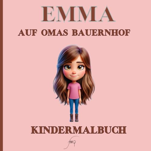 EMMA - Auf dem Bauernhof, Kindermalbuch: Ausmalbilder für Kinder im Vorschulalter, mit besonderem Fokus auf die Bedeutung der Verbindung zum Erzieher