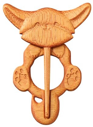 Broche De Renard, Épingle À Revers D’animal En Bois, Broche D’animal En Bois, Résistante Aux Dommages, Légère, 10 Cm, Pour Hommes, Femmes