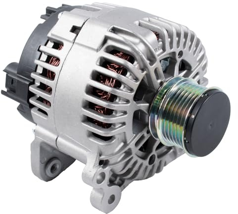 Generator mit Freilaufriemenscheibe 56mm 14V / 140A passend für 2003-2012 A3 8P1 8PA A4 B6 B7 A8 D4 Q3 Golf V VI Plus Transporter T4 T5 T6 Passat B6 B7 Teilenummer 07K903025A 06F903023A 03L903023F