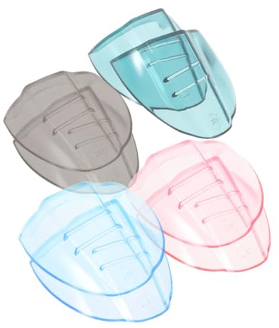 Vaguelly Protections Latérales Tpu Transparentes pour Lunettes de Sécurité, Réutilisables et Résistantes aux Chocs, Grand Modèle 17 Mm, 4 Paires, Protection Oculaire pour Usage Quotidien