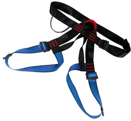 shpuuyy Harnais D'Escalade Pour Hommes | Baudrier d'Escalade Rocher Demi-Corps | Équipement De Protection Renforcé Pour Chantier, En Rappel Et Alpinisme