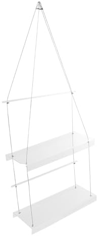 Gatuida Hängender Blumentopfhalter aus Acryl Doppelstöckiges Stabiles und Wiederverwendbares Pflanzenregal für Fensterbank und Heimdekoration